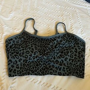 PINK workout tank top with built in bra